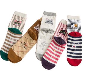 cat socks, kitten novelty socks, kitten socks, women's cat socks, Fun socks, Cotton socks, Cat Socks, Kitten Love Socks, Kitten Gift Socks